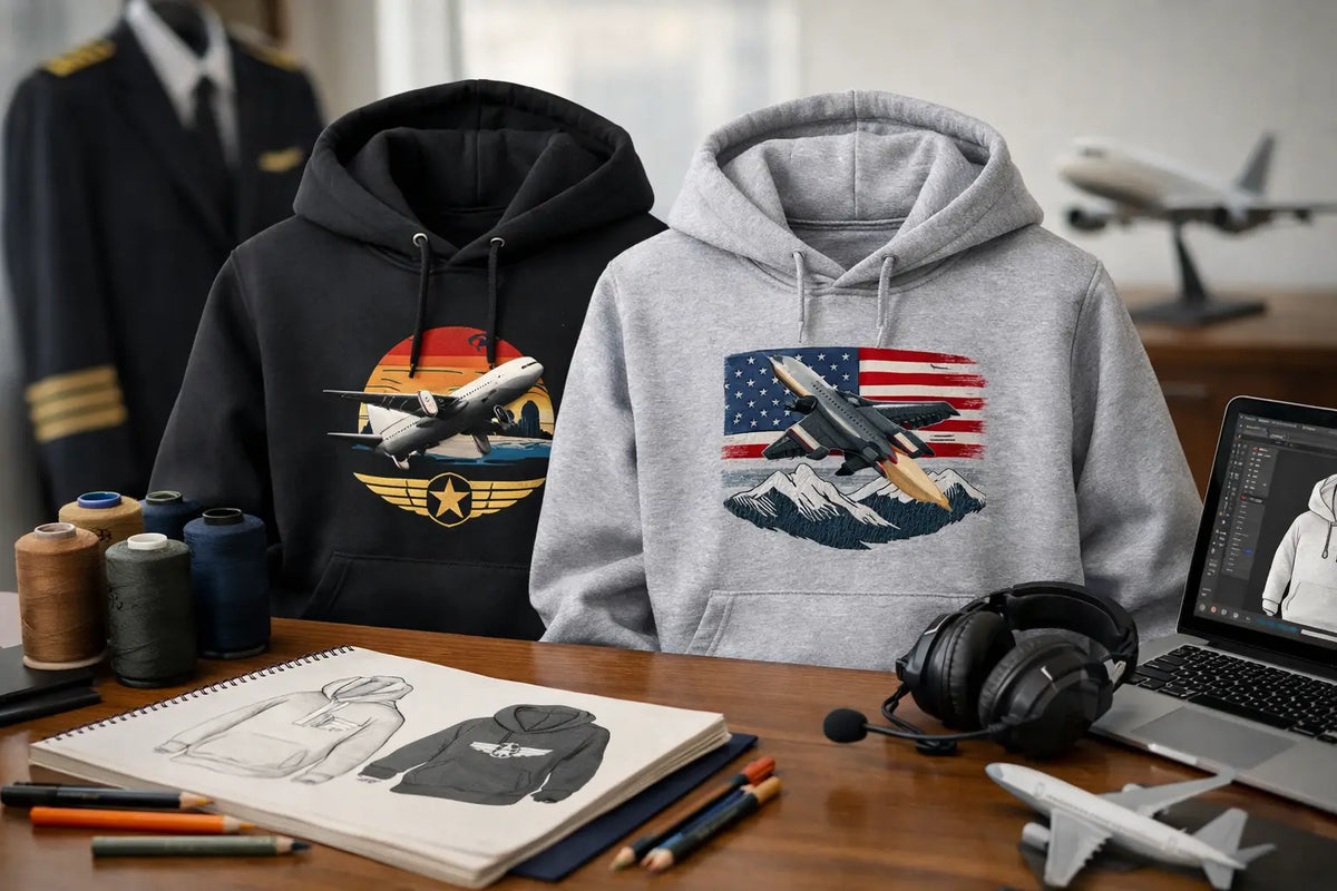How to Design Custom Pilot Hoodies