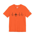 Aircraft Heartbeat | Tee | Orange | L | SALE!