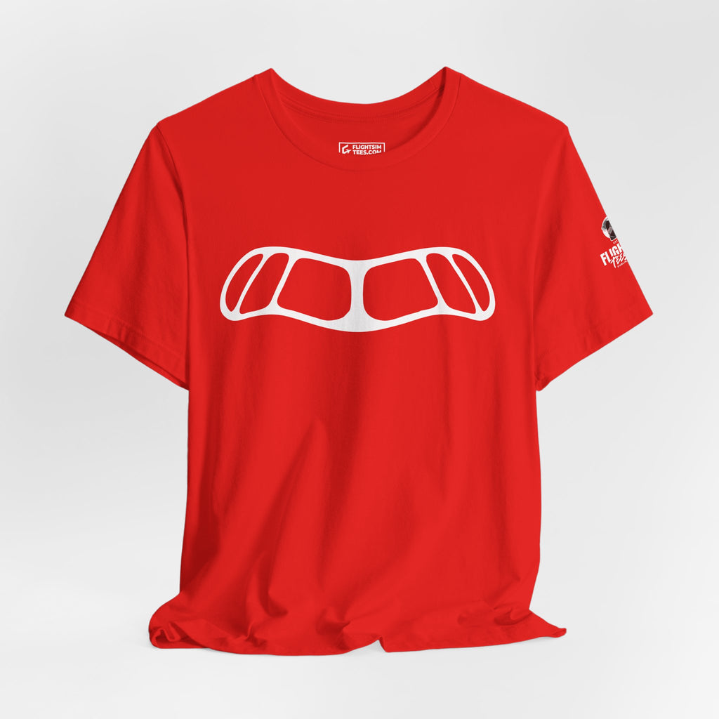 Airbus Mask | Poly Tee | Red | 2XL | SALE!