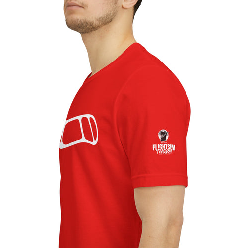 Airbus Mask | Poly Tee | Red | 2XL | SALE!