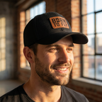 Born to Fly | Leather Patch Cap
