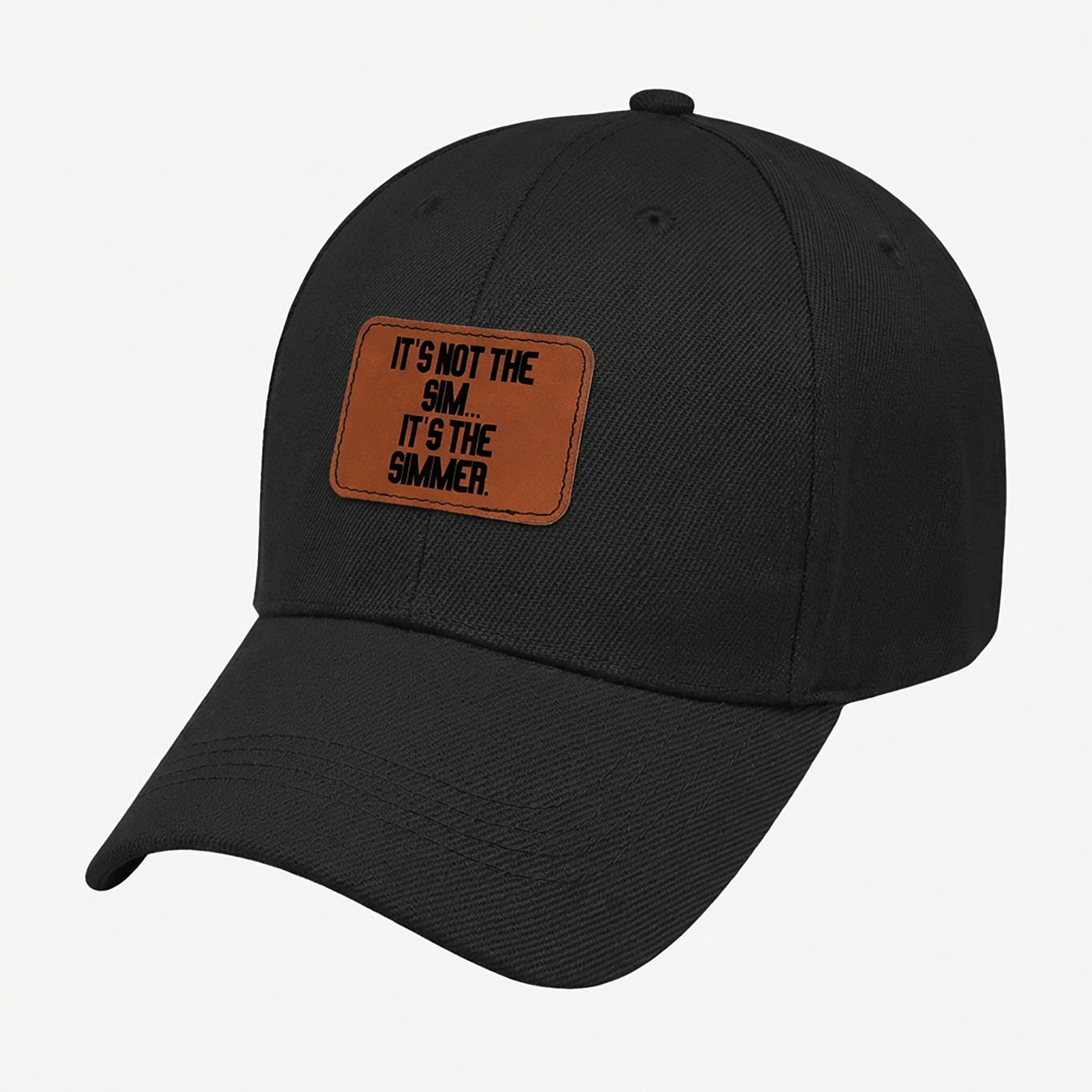 It's Not the Sim | Leather Patch Cap