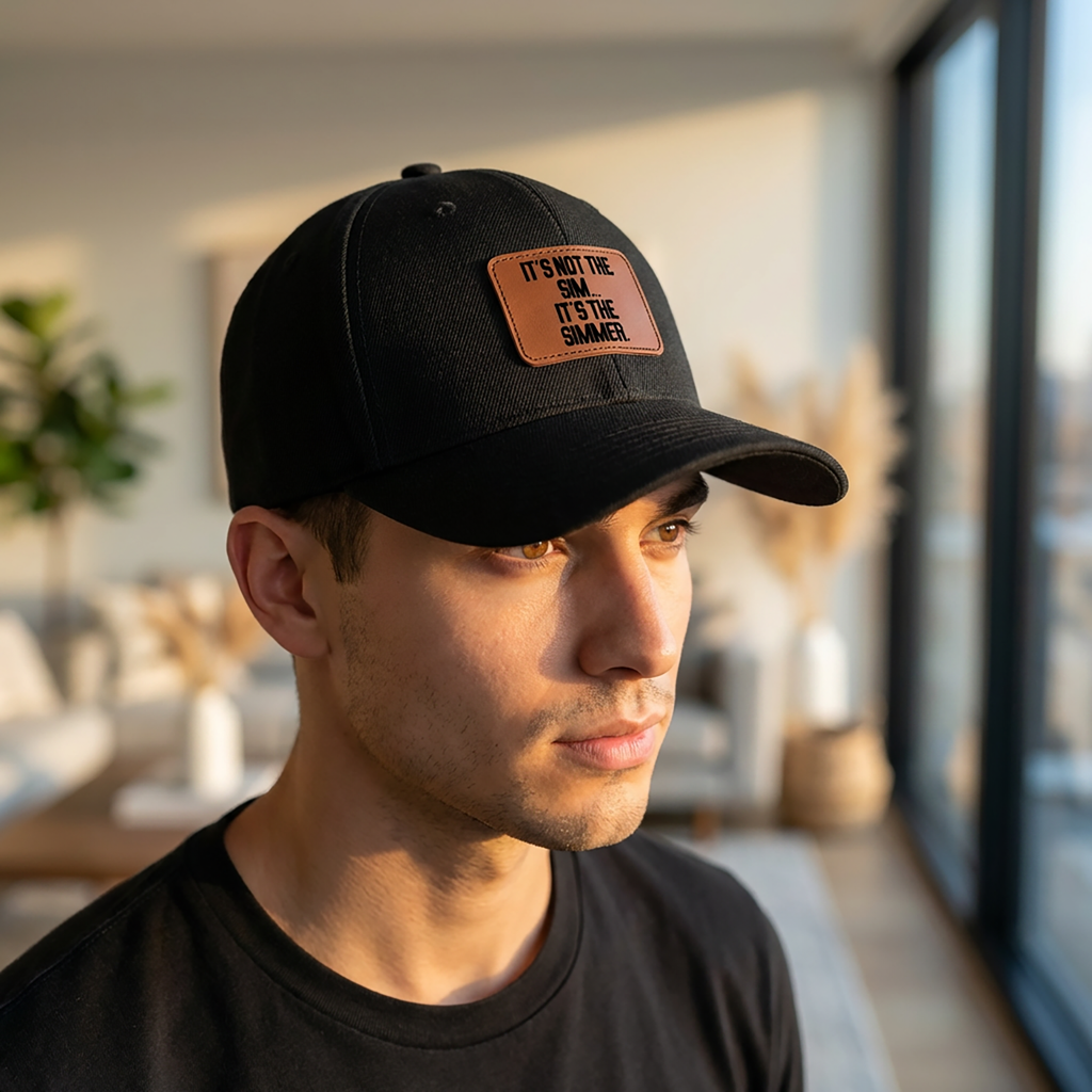 It's Not the Sim | Leather Patch Cap