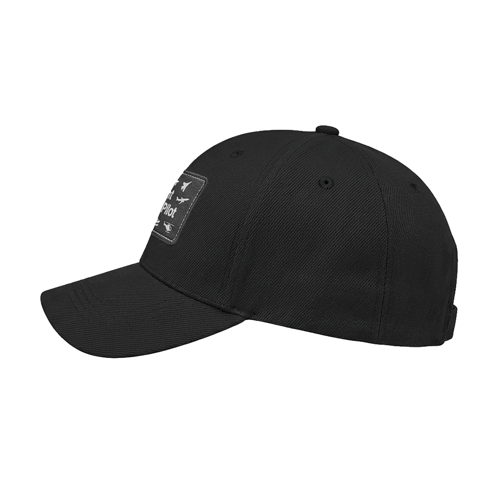 Flight Sim Pilot | Leather Patch Cap