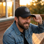 Top Dad | Leather Patch Cap