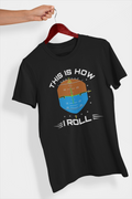 This is How I Roll Flight Sim T-Shirt Black