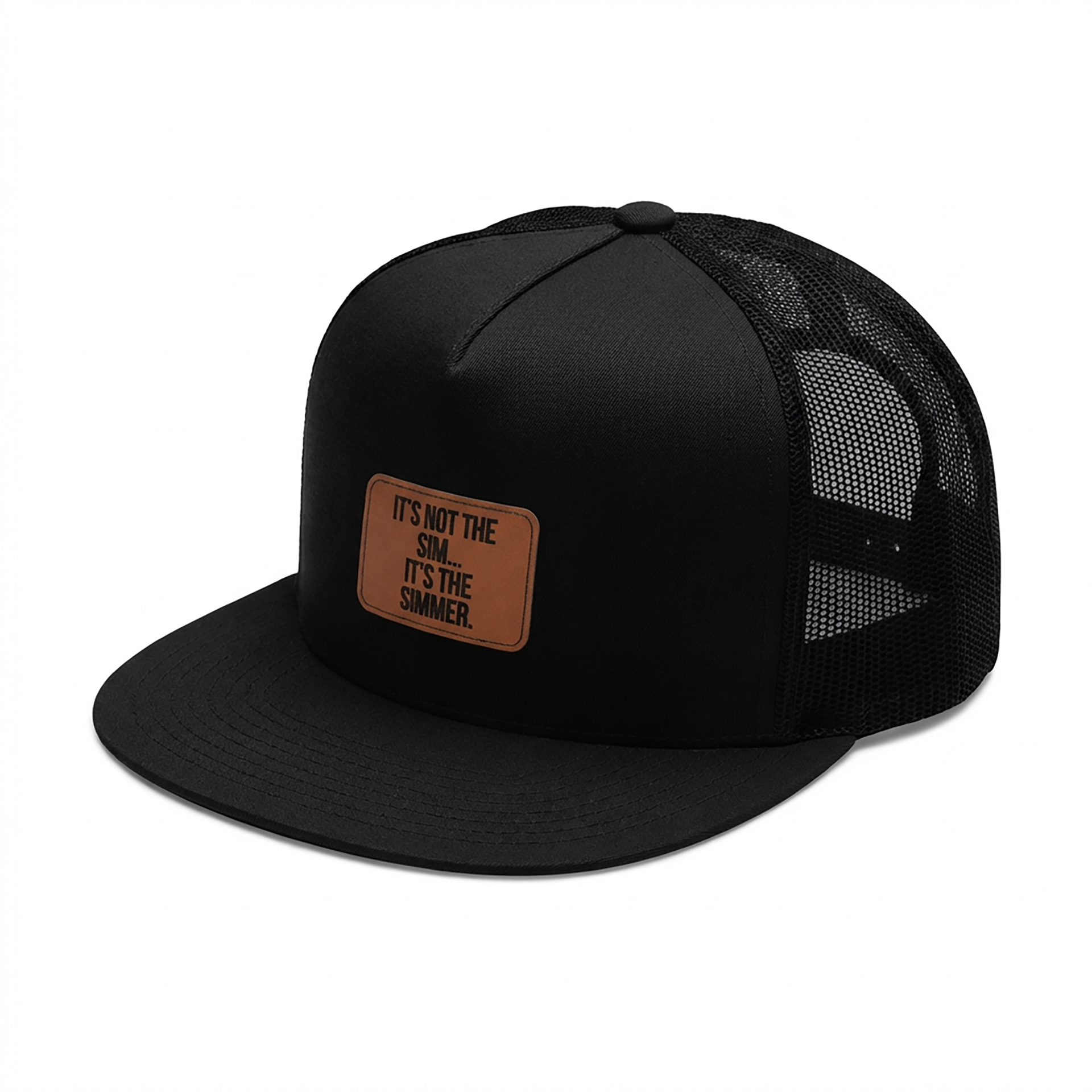 It's Not the Sim | Leather Patch Cap