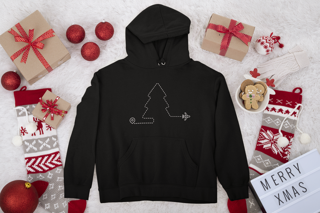 Flight Path Tree | Christmas Hoodie