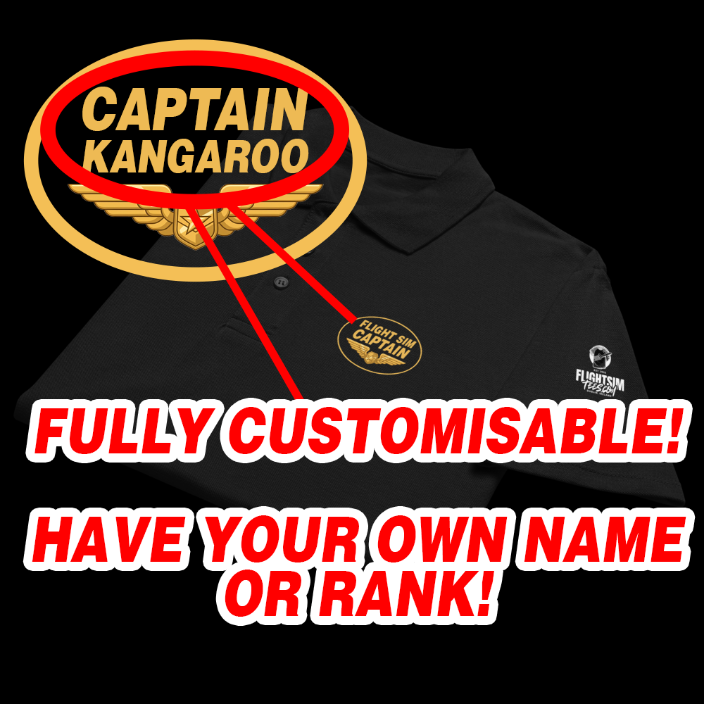Pilot Wings | Customisable | Polo Shirt