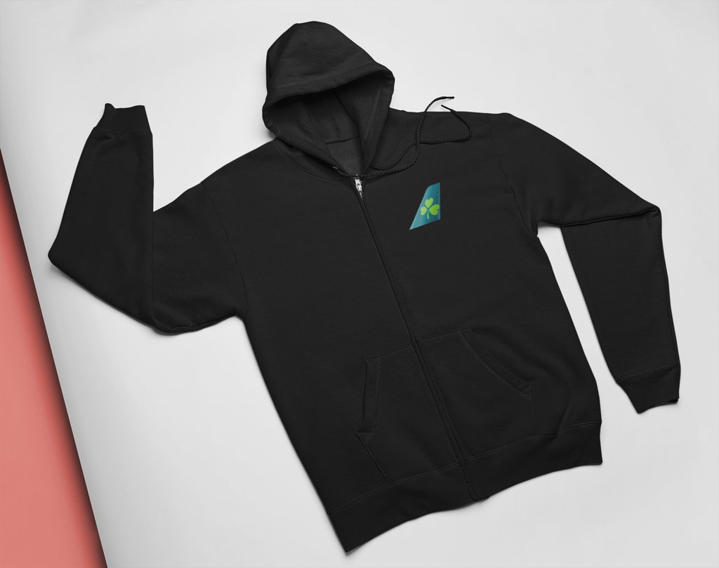 Shamrock Fleet Zip Hoodie