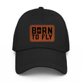 Born to Fly | Leather Patch Cap