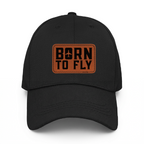 Born to Fly | Leather Patch Cap