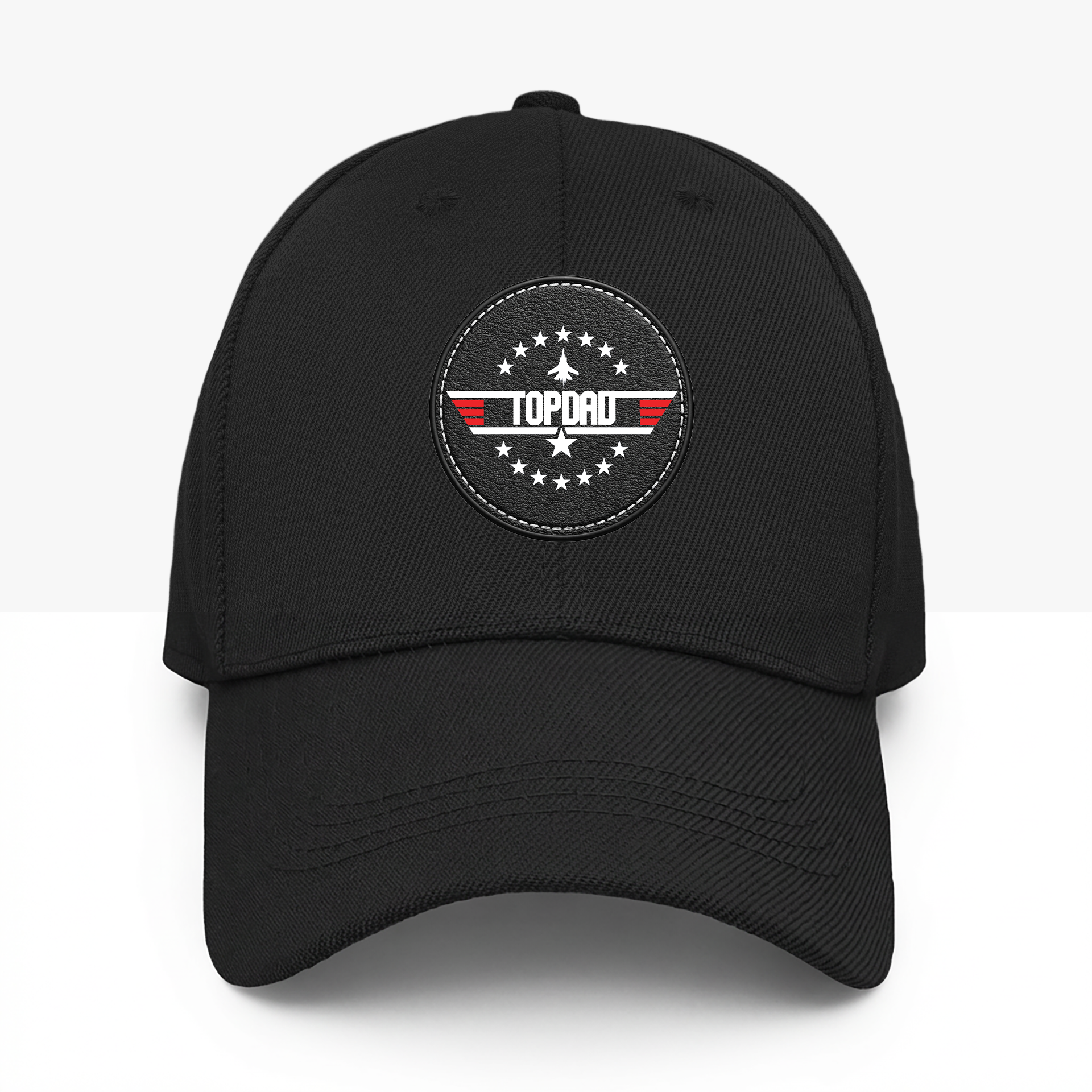 Top Dad | Leather Patch Cap