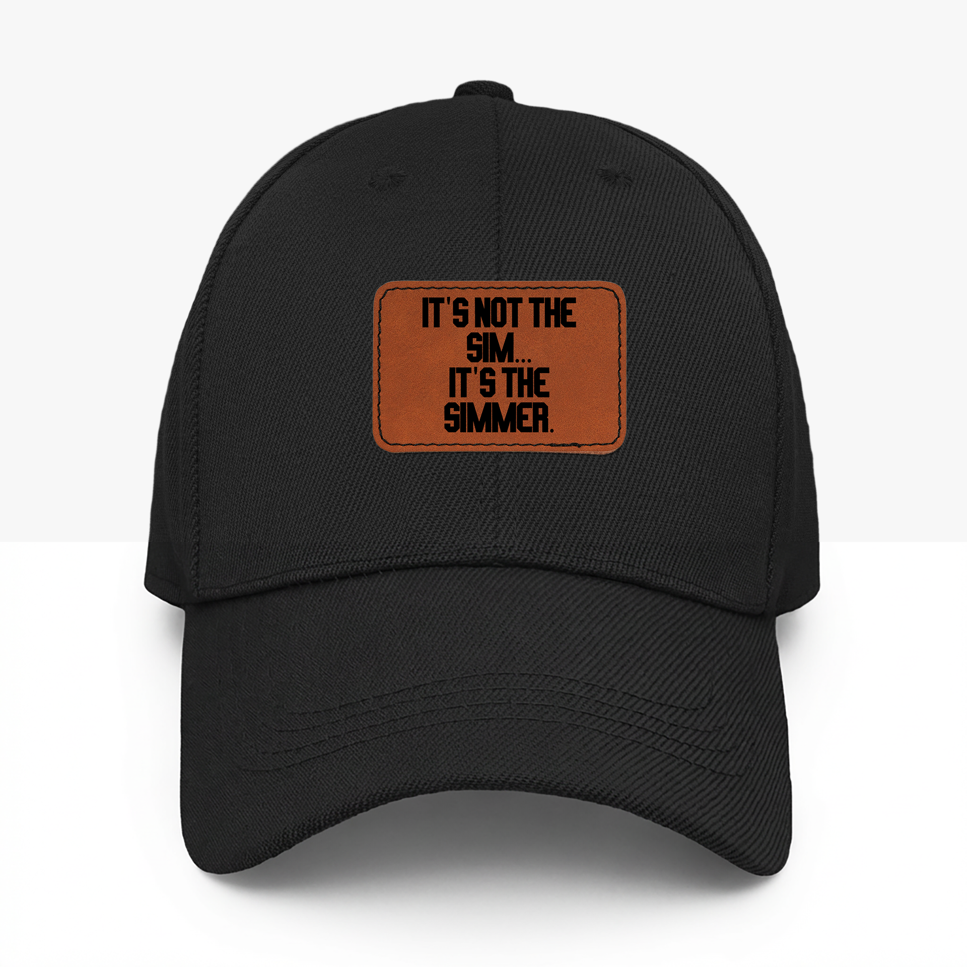 It's Not the Sim | Leather Patch Cap