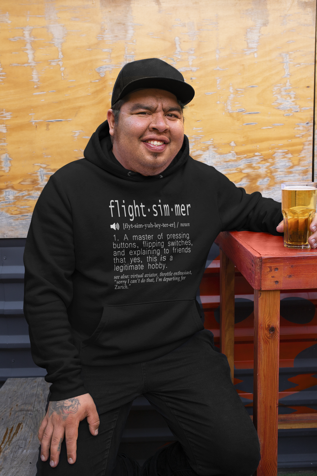 Definition of a Flight Simmer Hoodie