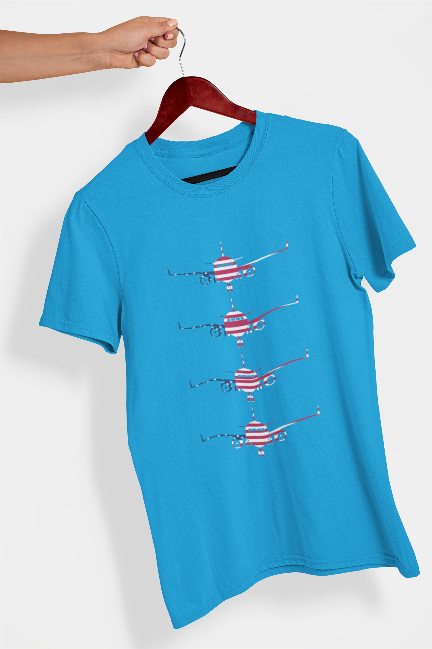 Fly your Flag USA | Tee | TealyBlue | XL | SALE!
