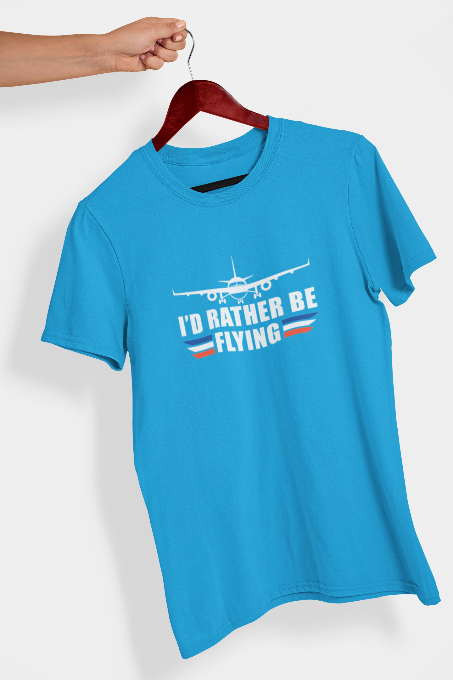 I'd Rather Be Flying | Tee | TealyBlue | XL | SALE!