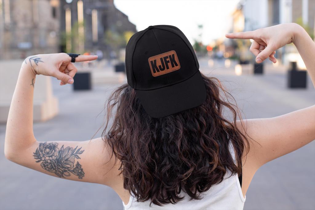 My ICAO | Custom Leather Patch Cap