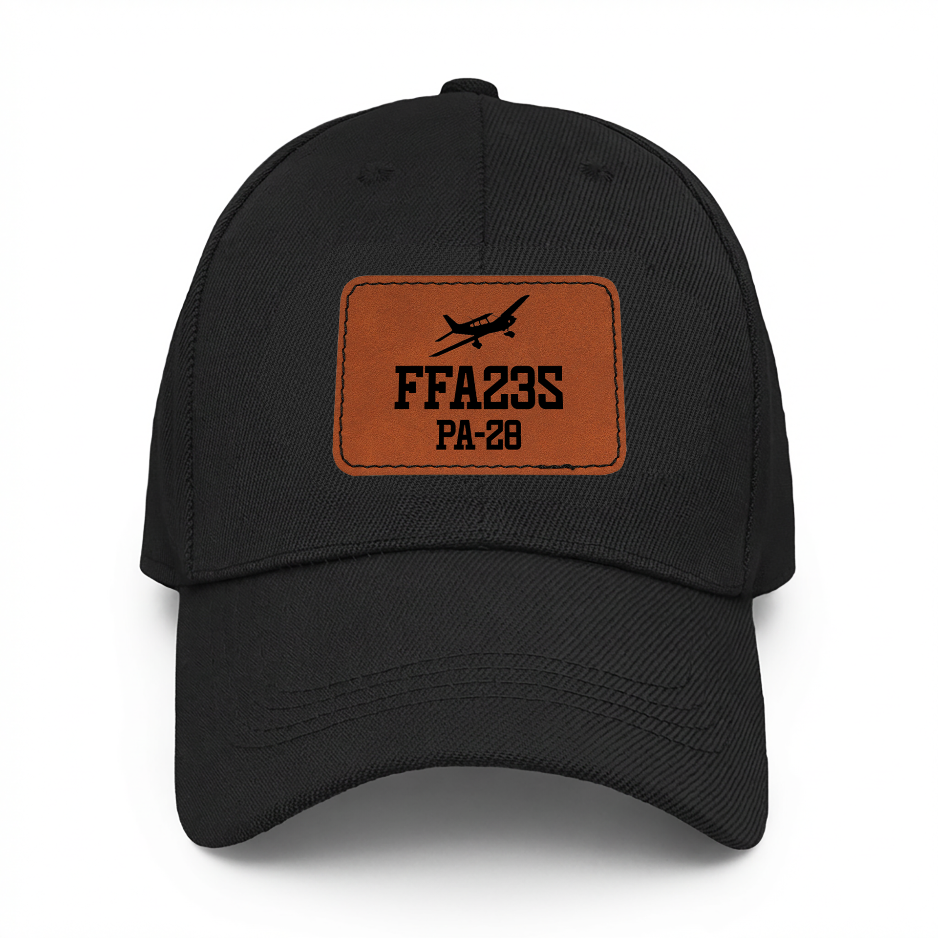 My Aircraft | Custom Leather Patch Cap