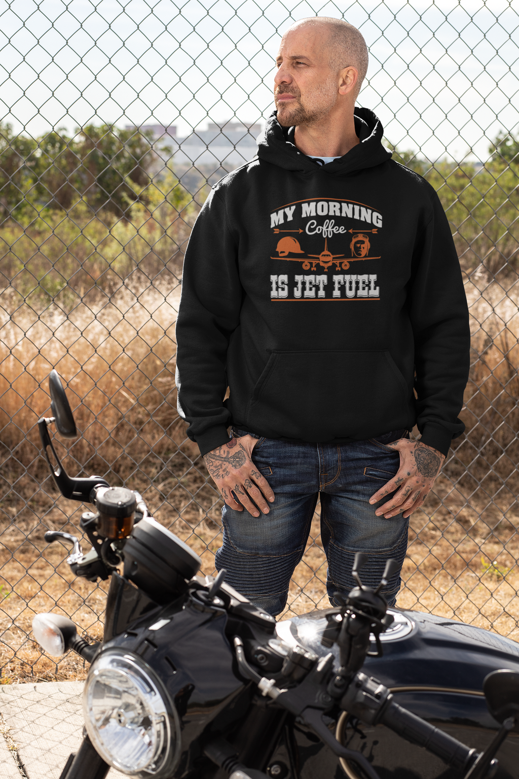 Morning Coffee Flight Sim Hoodie