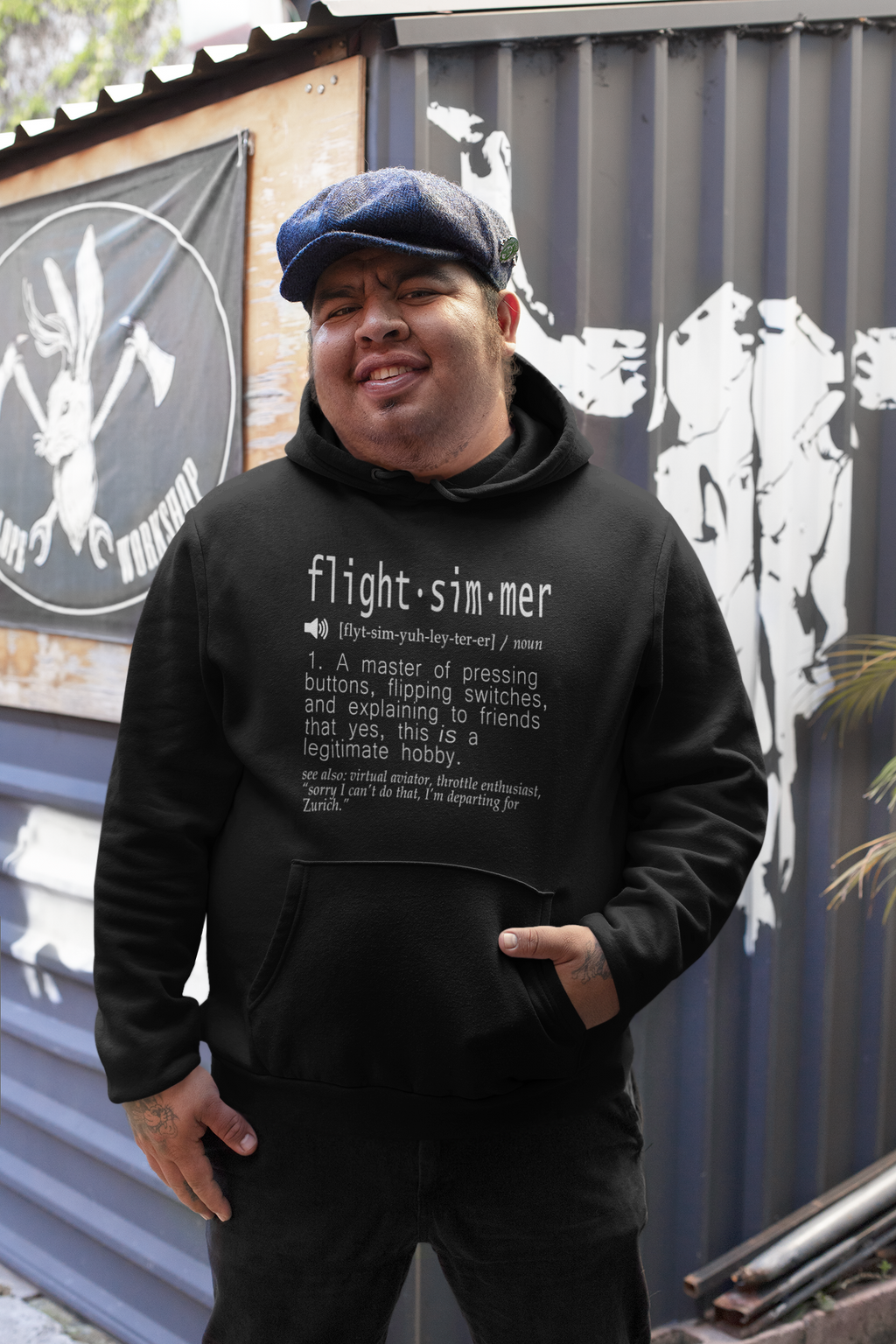 Definition of a Flight Simmer Hoodie