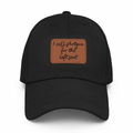 I Call Shotgun | Leather Patch Cap