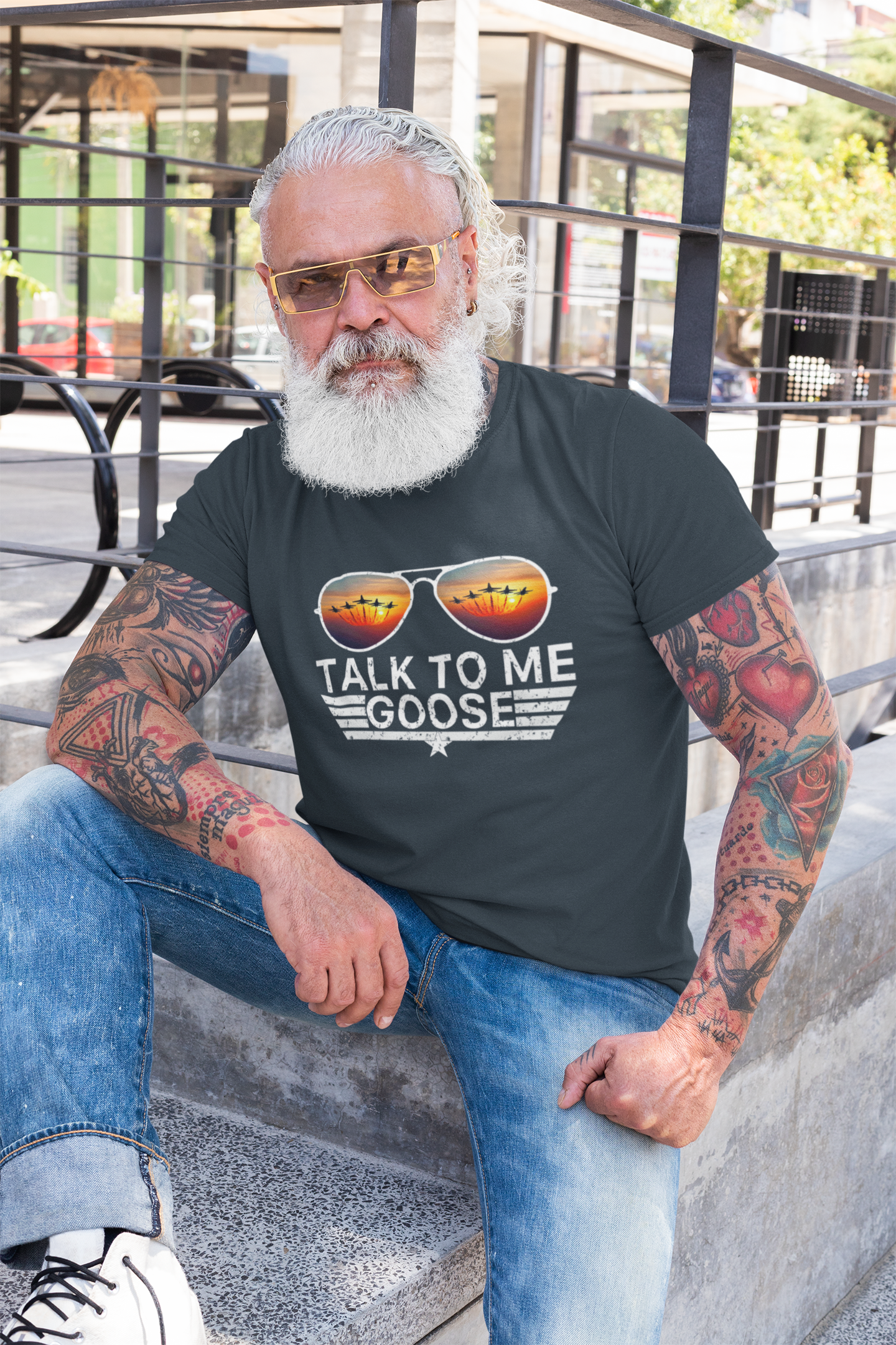 Talk to Me Goose | Tee