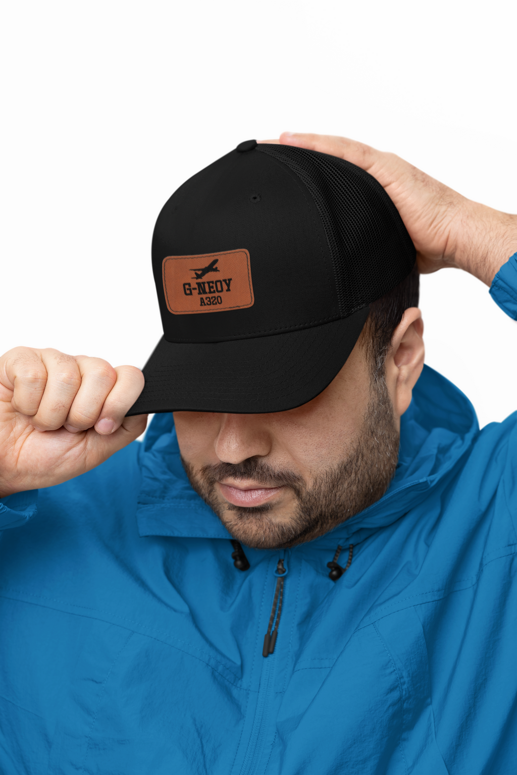 My Aircraft | Custom Leather Patch Cap